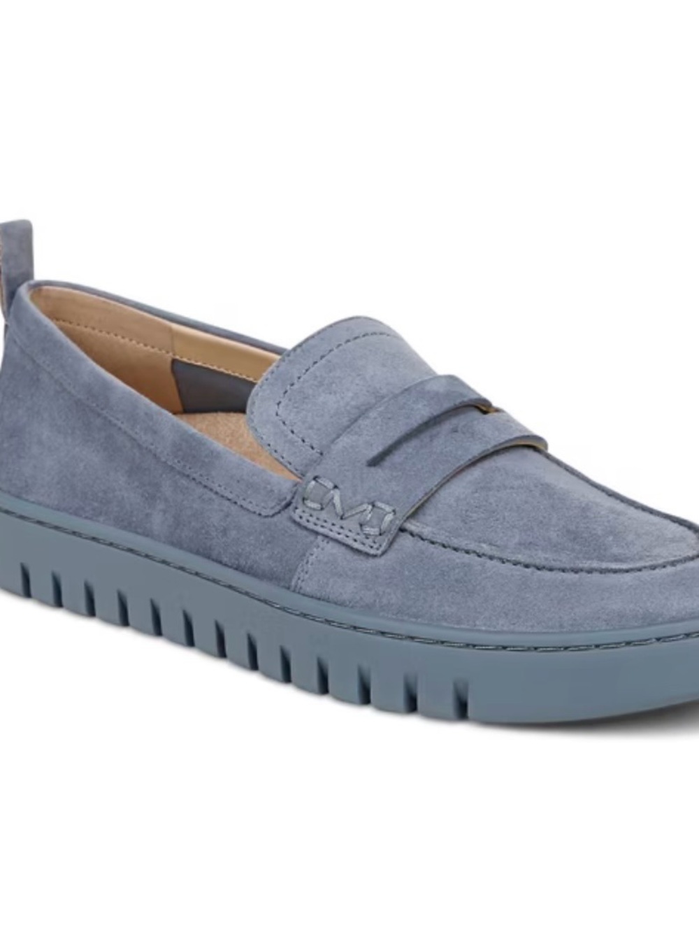 Vionic Blue uptown Suede Slip-On Loafer